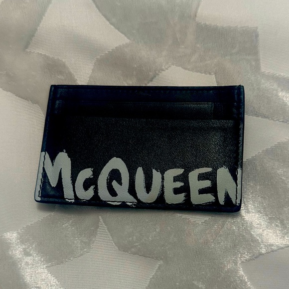 Alexander McQueen Other - Men's Graffiti Logo Card Case